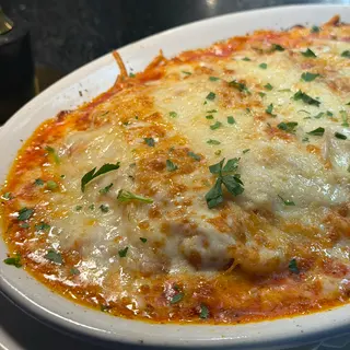 Four Cheese Baked Spaghetti
