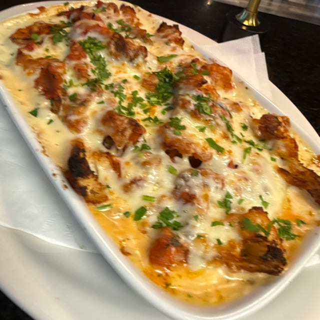 Smoky Pork Crumble.