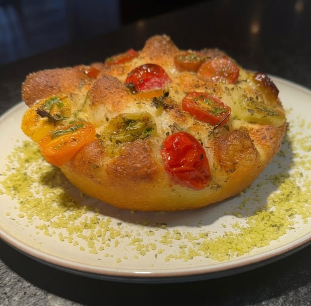 Focaccia bread.