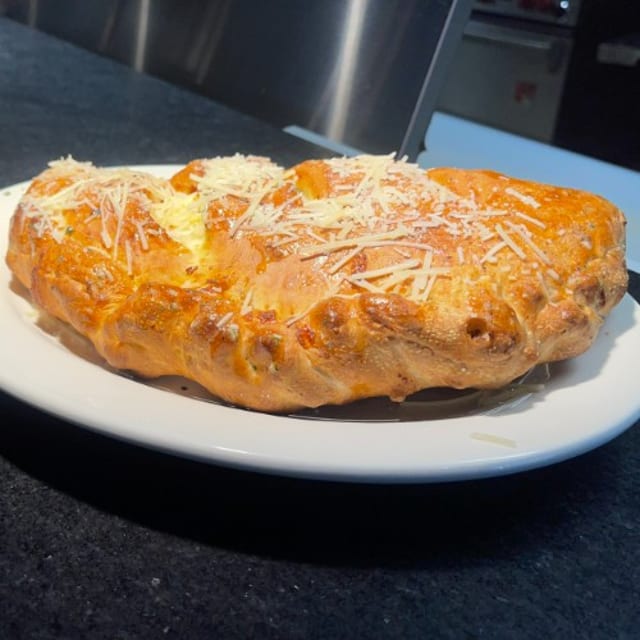 BBQ Chicken Calzone.