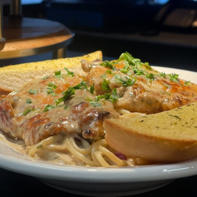 Chicken Marsala.