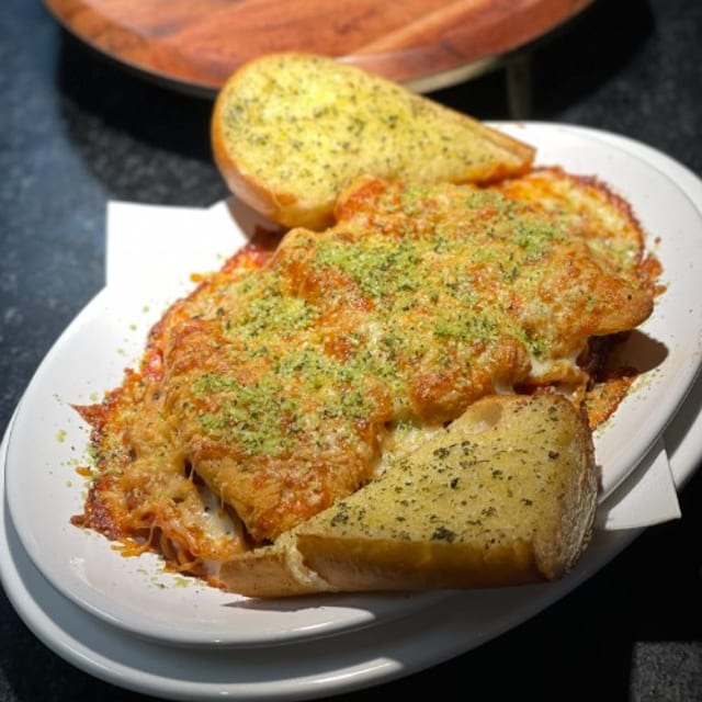 Chicken Parmigiana.