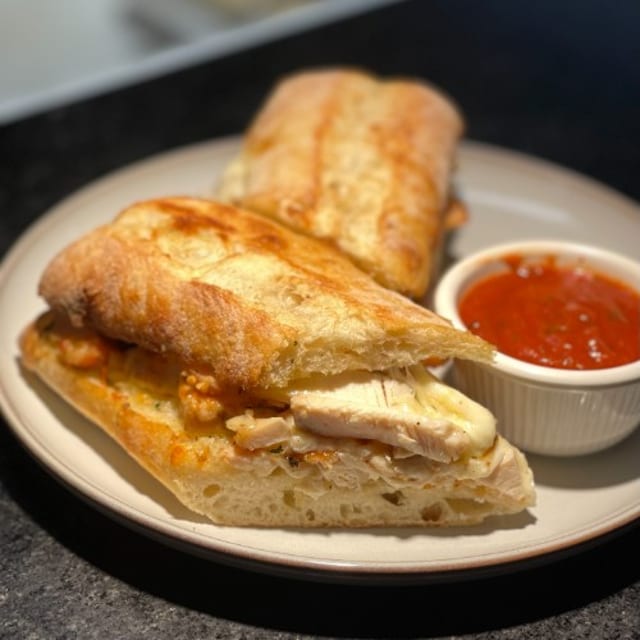 Chicken Parmesan Sandwich.