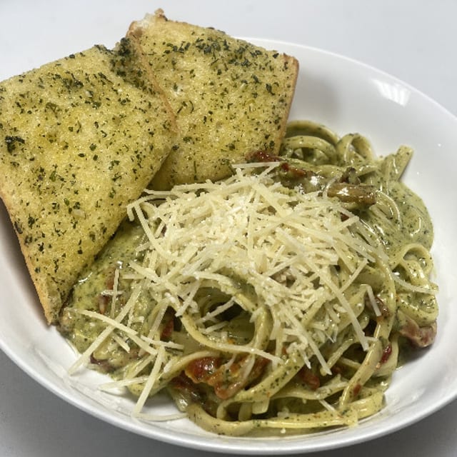 Pesto Fettuccine.