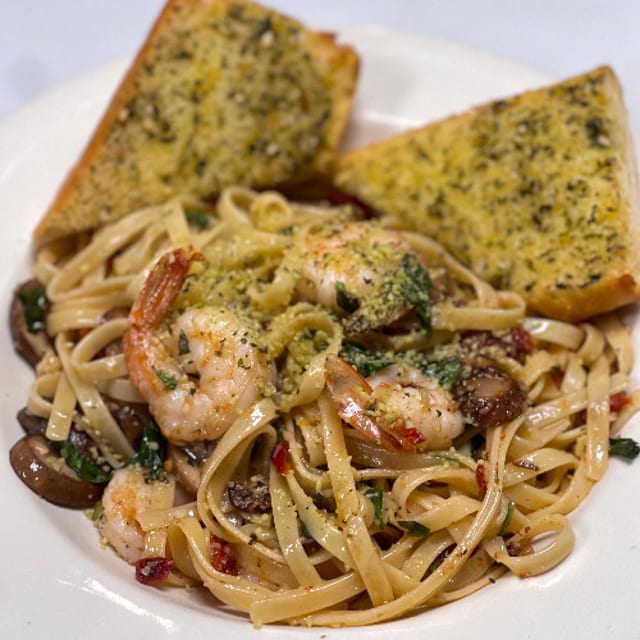 Shrimp Fettuccine.